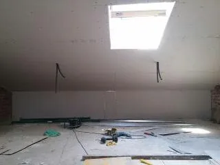 Aislamiento con celulosa en buhardillas — ACCF, aislamiento con celulosa en Madrid (5 de 18)