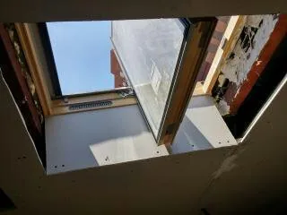 Aislamiento con celulosa en buhardillas — ACCF, aislamiento con celulosa en Madrid (10 de 13)